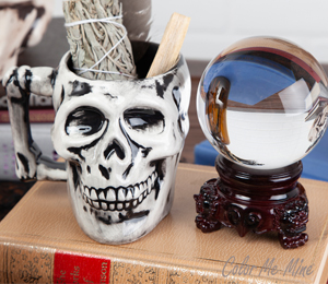 Northcenter Antiqued Skull Mug