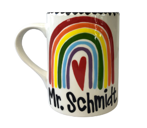 Northcenter Rainbow Heart Mug