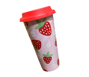 Northcenter Strawberry Travel Mug