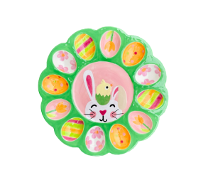 Northcenter Easter Sherbet Egg Plate