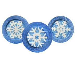 Northcenter Paper Snowflake Plate